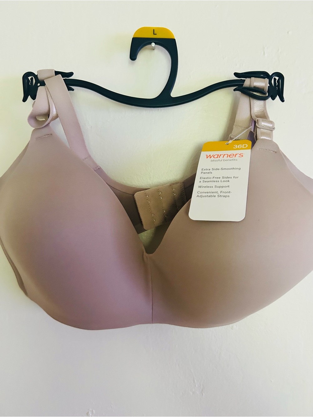 Warner's Wireless T-Shirt Bra - Light Taupe